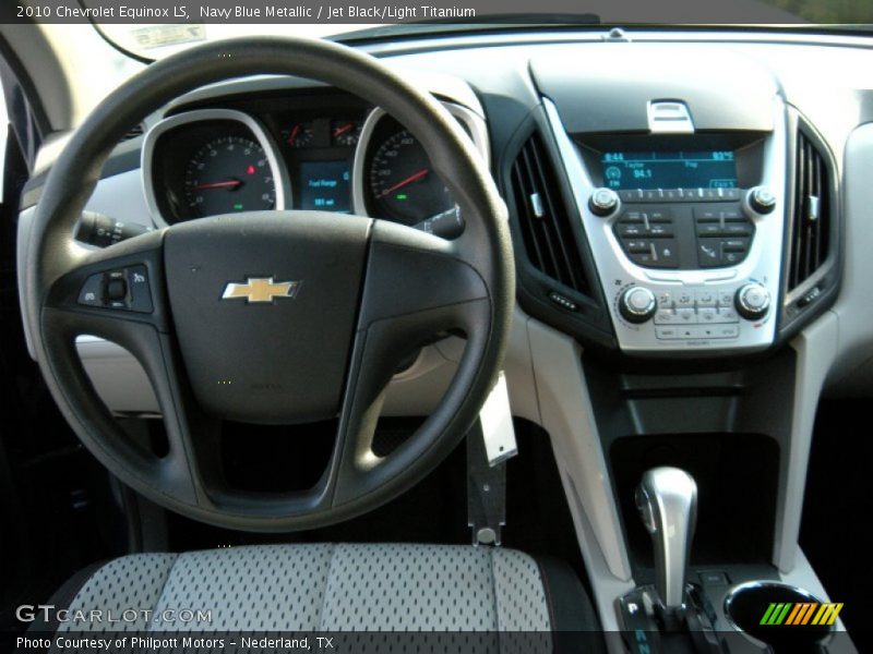 Navy Blue Metallic / Jet Black/Light Titanium 2010 Chevrolet Equinox LS