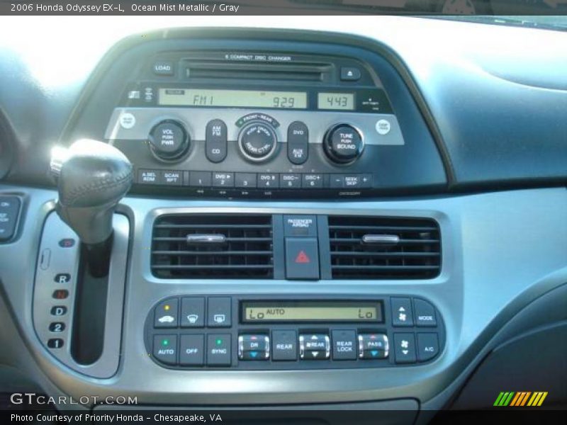 Ocean Mist Metallic / Gray 2006 Honda Odyssey EX-L