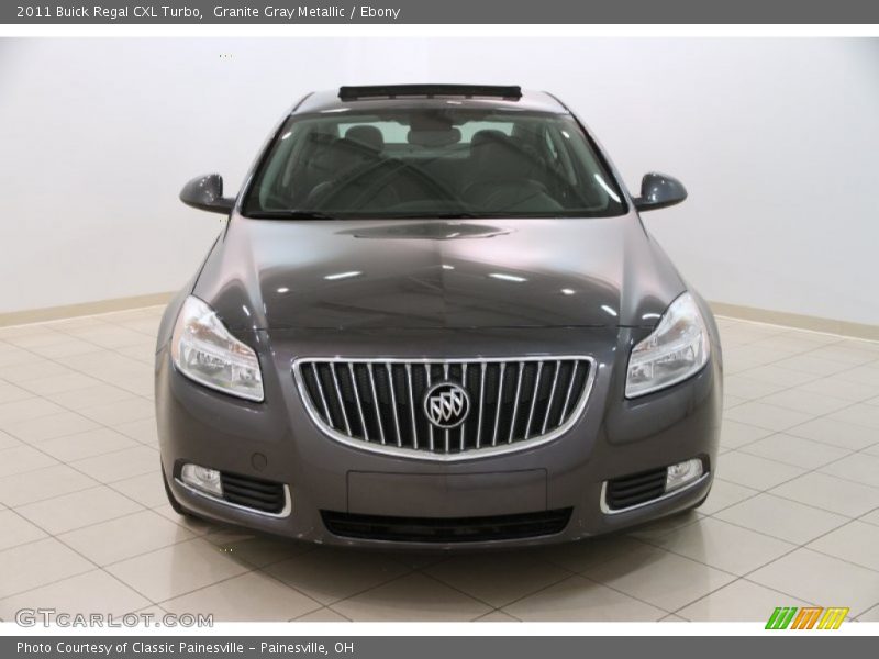 Granite Gray Metallic / Ebony 2011 Buick Regal CXL Turbo