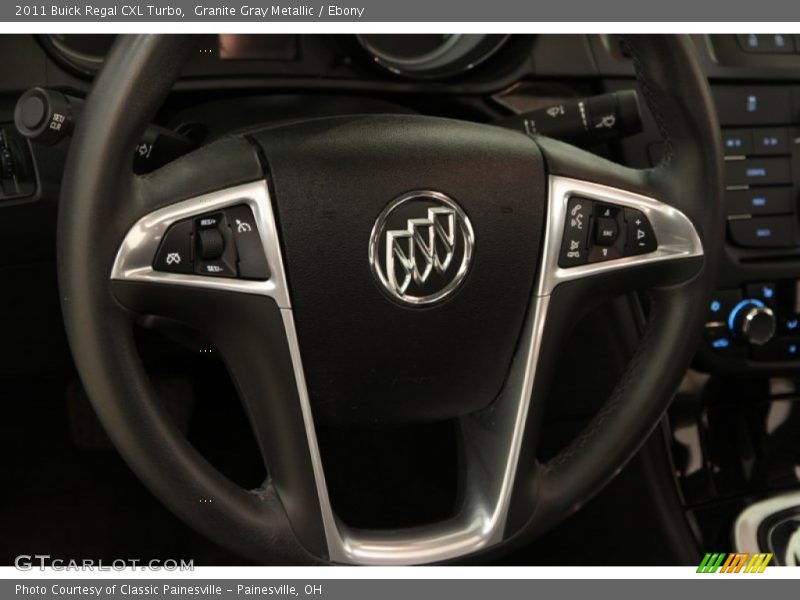 Granite Gray Metallic / Ebony 2011 Buick Regal CXL Turbo
