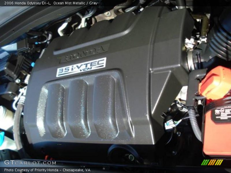 Ocean Mist Metallic / Gray 2006 Honda Odyssey EX-L