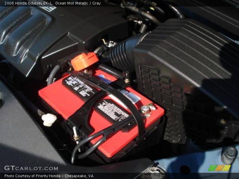 Ocean Mist Metallic / Gray 2006 Honda Odyssey EX-L