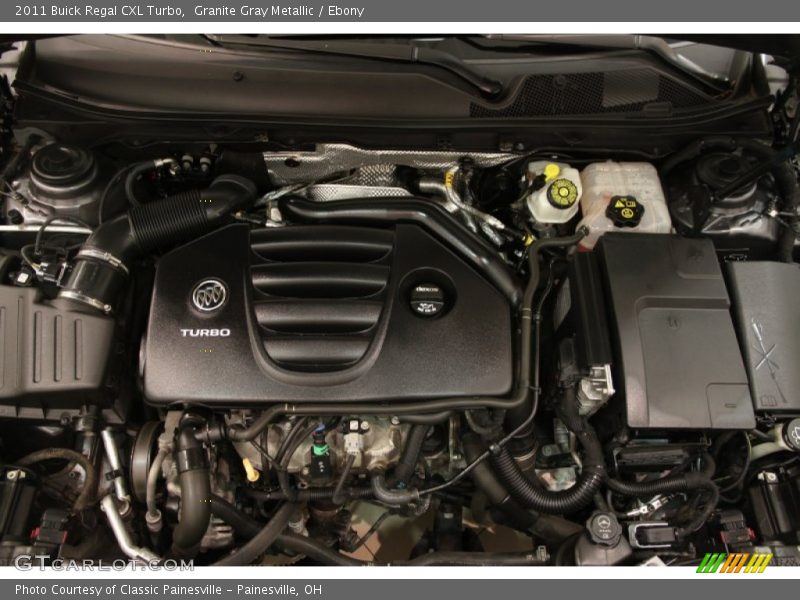 Granite Gray Metallic / Ebony 2011 Buick Regal CXL Turbo