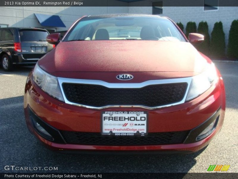 Remington Red / Beige 2013 Kia Optima EX