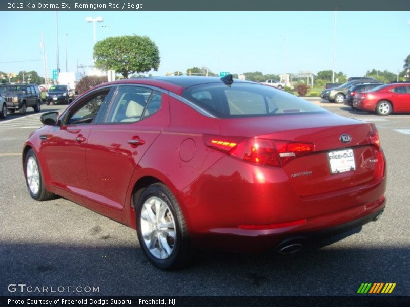 Remington Red / Beige 2013 Kia Optima EX