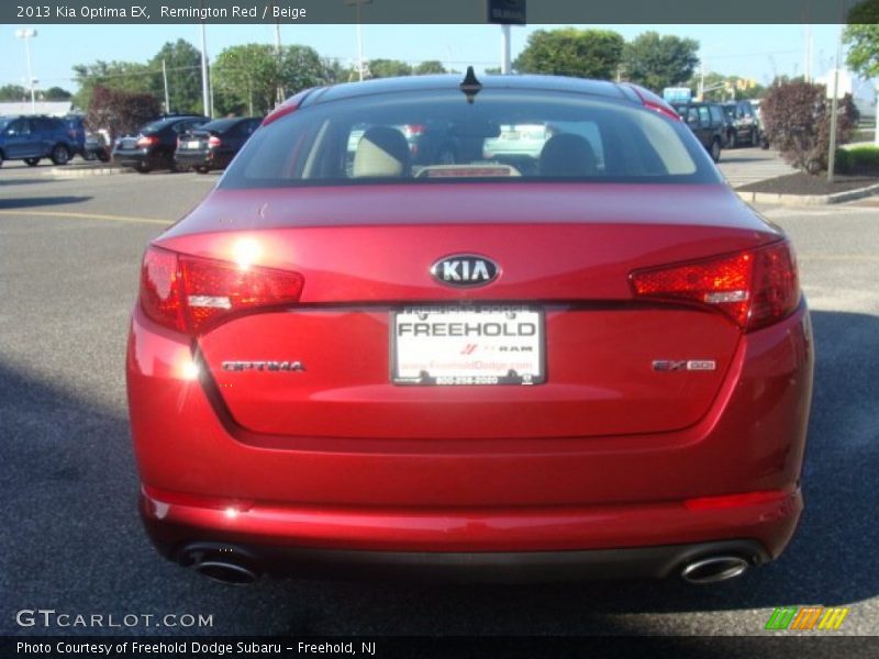 Remington Red / Beige 2013 Kia Optima EX