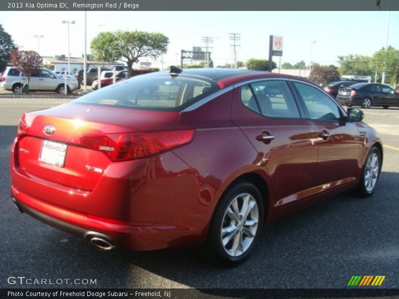 Remington Red / Beige 2013 Kia Optima EX