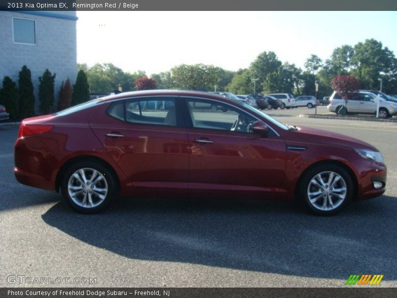 Remington Red / Beige 2013 Kia Optima EX