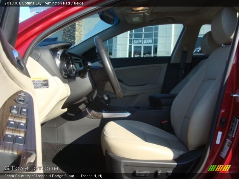 Remington Red / Beige 2013 Kia Optima EX