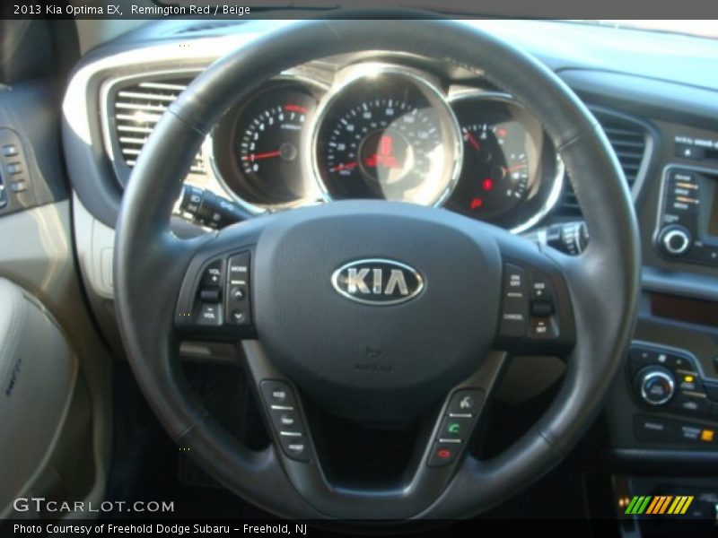 Remington Red / Beige 2013 Kia Optima EX