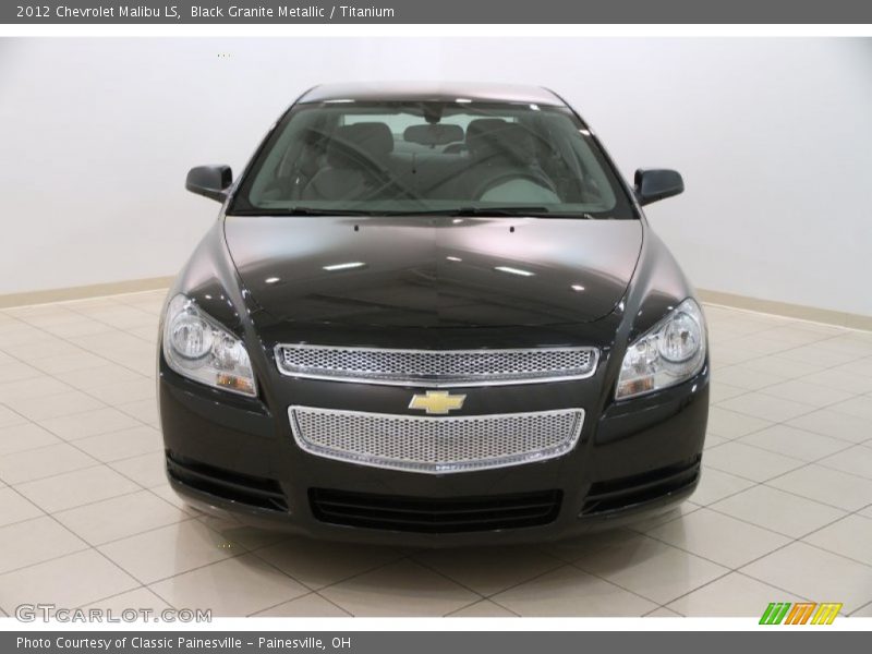 Black Granite Metallic / Titanium 2012 Chevrolet Malibu LS