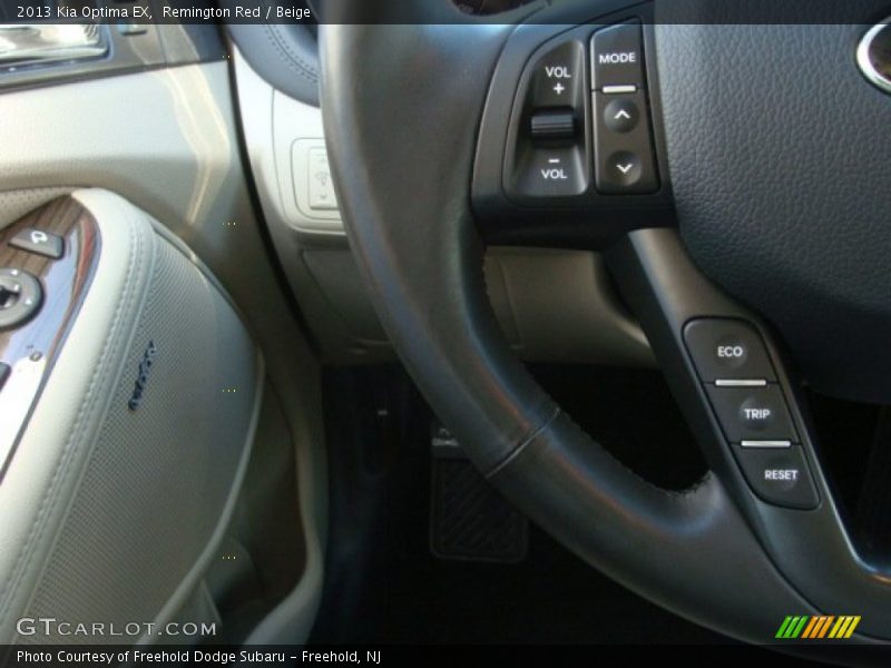 Remington Red / Beige 2013 Kia Optima EX