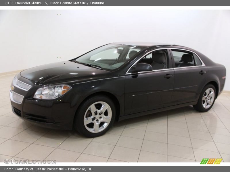 Black Granite Metallic / Titanium 2012 Chevrolet Malibu LS