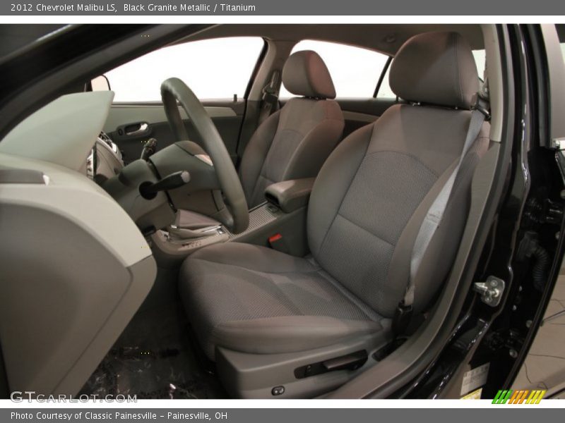 Black Granite Metallic / Titanium 2012 Chevrolet Malibu LS