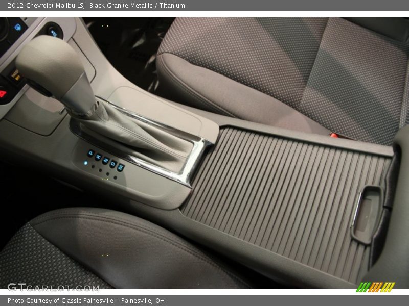 Black Granite Metallic / Titanium 2012 Chevrolet Malibu LS