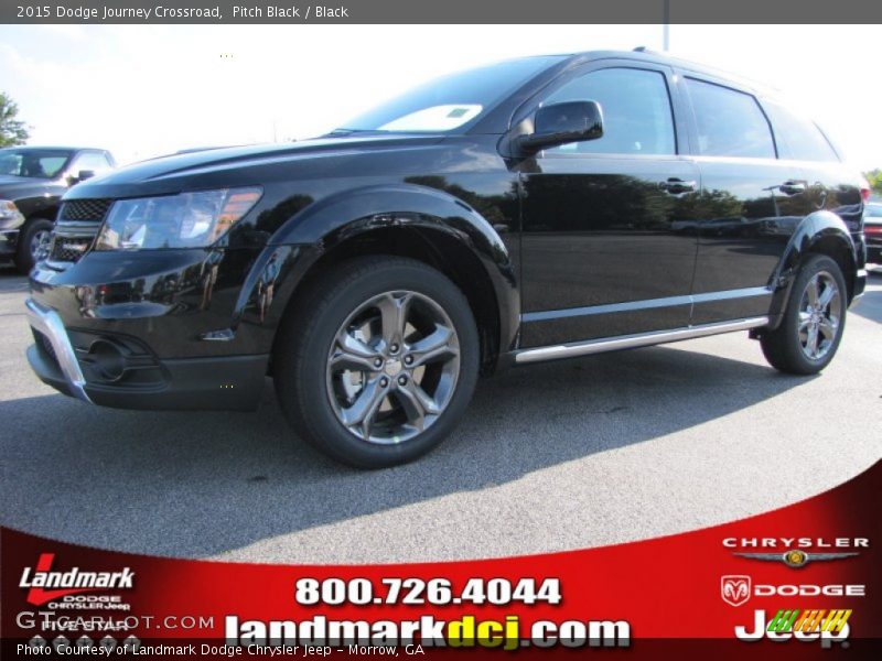 Pitch Black / Black 2015 Dodge Journey Crossroad