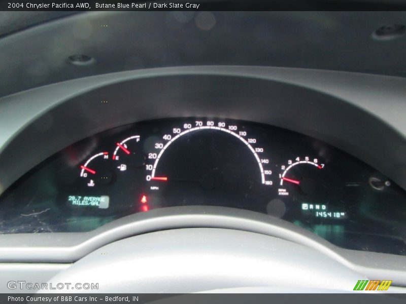 Butane Blue Pearl / Dark Slate Gray 2004 Chrysler Pacifica AWD