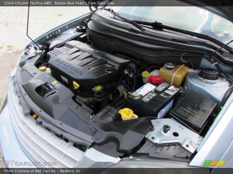 Butane Blue Pearl / Dark Slate Gray 2004 Chrysler Pacifica AWD