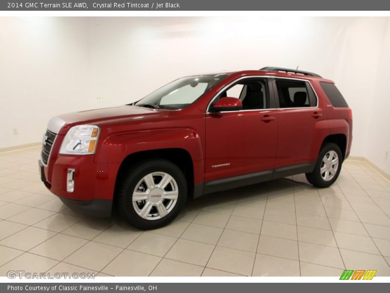 Crystal Red Tintcoat / Jet Black 2014 GMC Terrain SLE AWD
