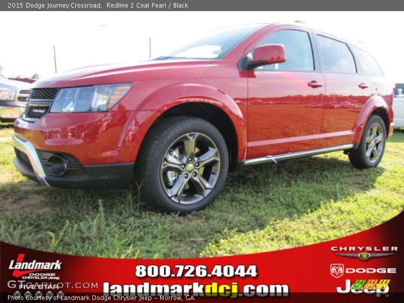 Redline 2 Coat Pearl / Black 2015 Dodge Journey Crossroad