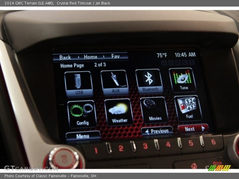 Crystal Red Tintcoat / Jet Black 2014 GMC Terrain SLE AWD