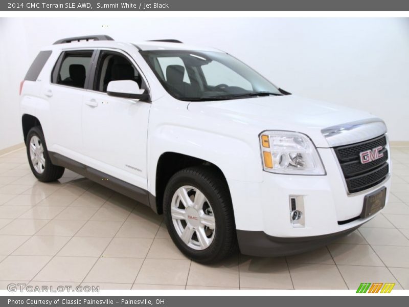 Summit White / Jet Black 2014 GMC Terrain SLE AWD