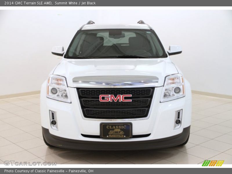 Summit White / Jet Black 2014 GMC Terrain SLE AWD