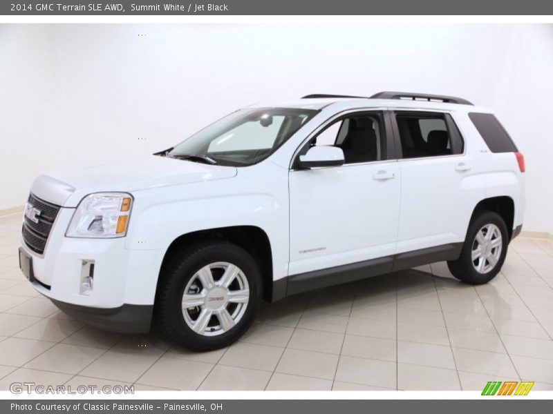 Summit White / Jet Black 2014 GMC Terrain SLE AWD