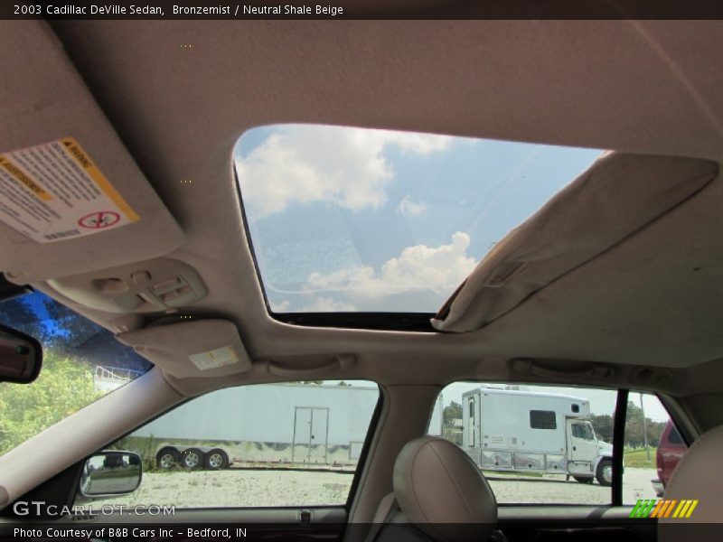 Bronzemist / Neutral Shale Beige 2003 Cadillac DeVille Sedan