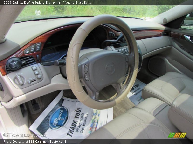 Bronzemist / Neutral Shale Beige 2003 Cadillac DeVille Sedan