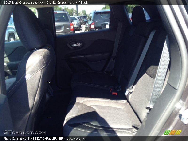 Granite Crystal Metallic / Black 2015 Jeep Cherokee Latitude