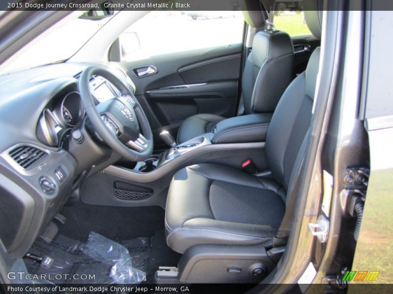 Granite Crystal Metallic / Black 2015 Dodge Journey Crossroad