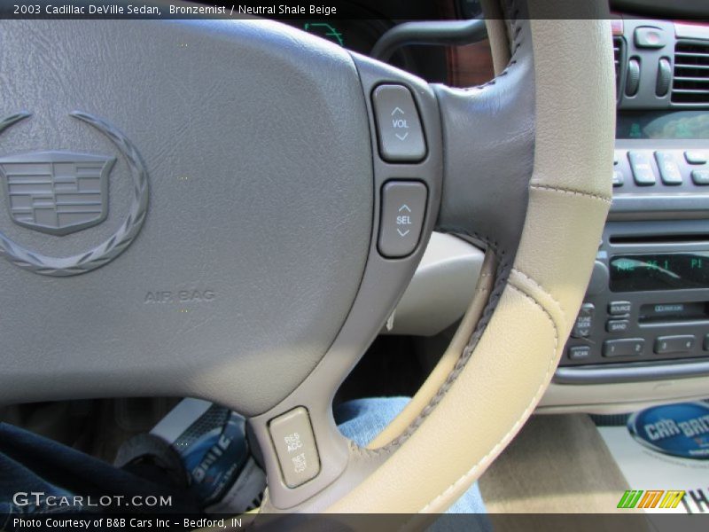 Bronzemist / Neutral Shale Beige 2003 Cadillac DeVille Sedan