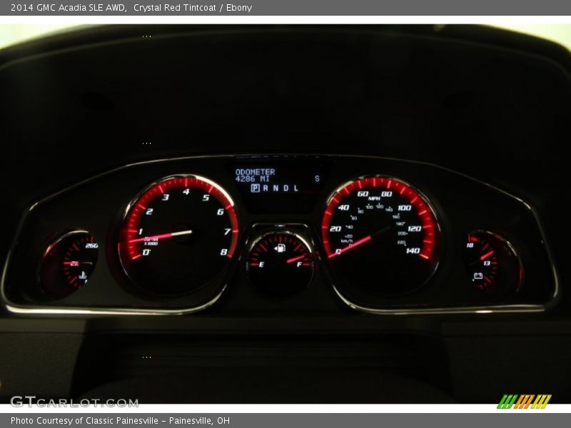 Crystal Red Tintcoat / Ebony 2014 GMC Acadia SLE AWD