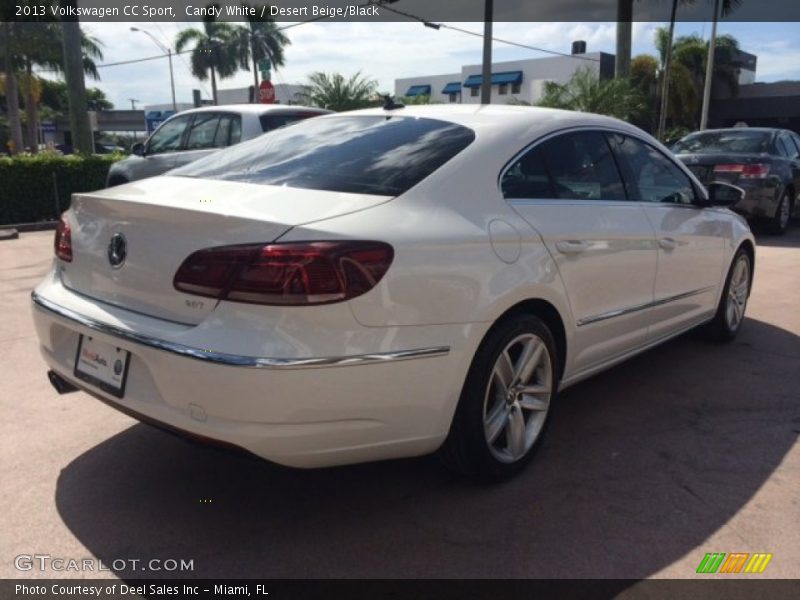 Candy White / Desert Beige/Black 2013 Volkswagen CC Sport