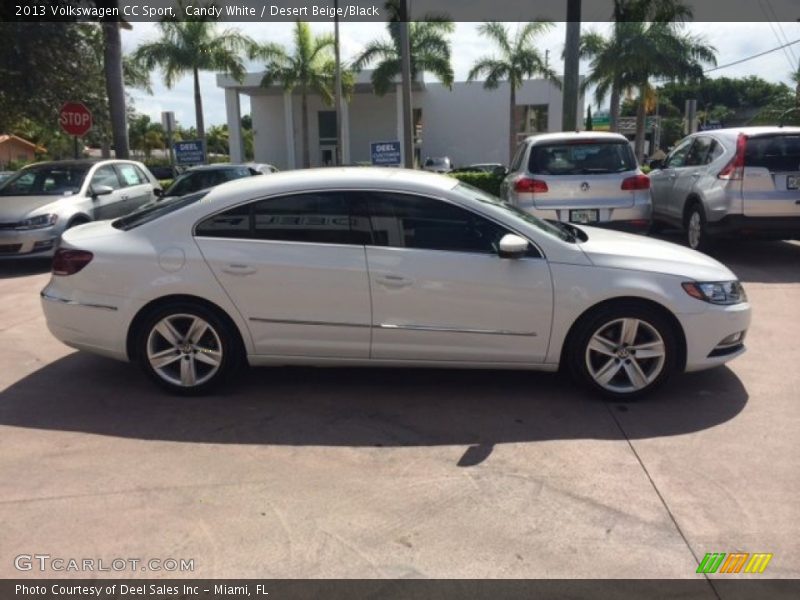 Candy White / Desert Beige/Black 2013 Volkswagen CC Sport