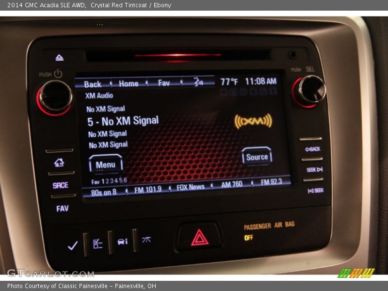 Crystal Red Tintcoat / Ebony 2014 GMC Acadia SLE AWD