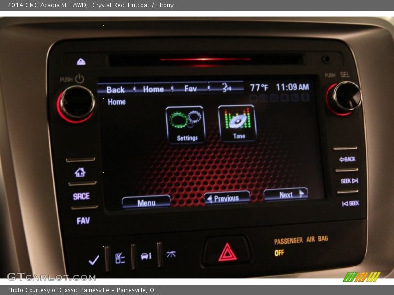 Crystal Red Tintcoat / Ebony 2014 GMC Acadia SLE AWD