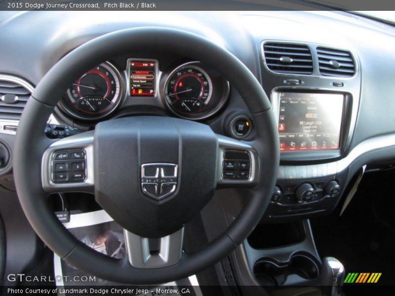 Pitch Black / Black 2015 Dodge Journey Crossroad