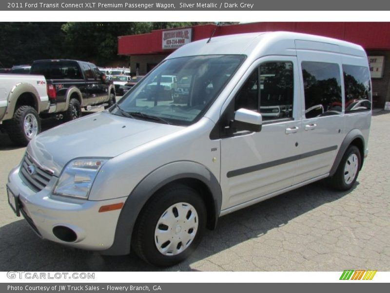 Silver Metallic / Dark Grey 2011 Ford Transit Connect XLT Premium Passenger Wagon