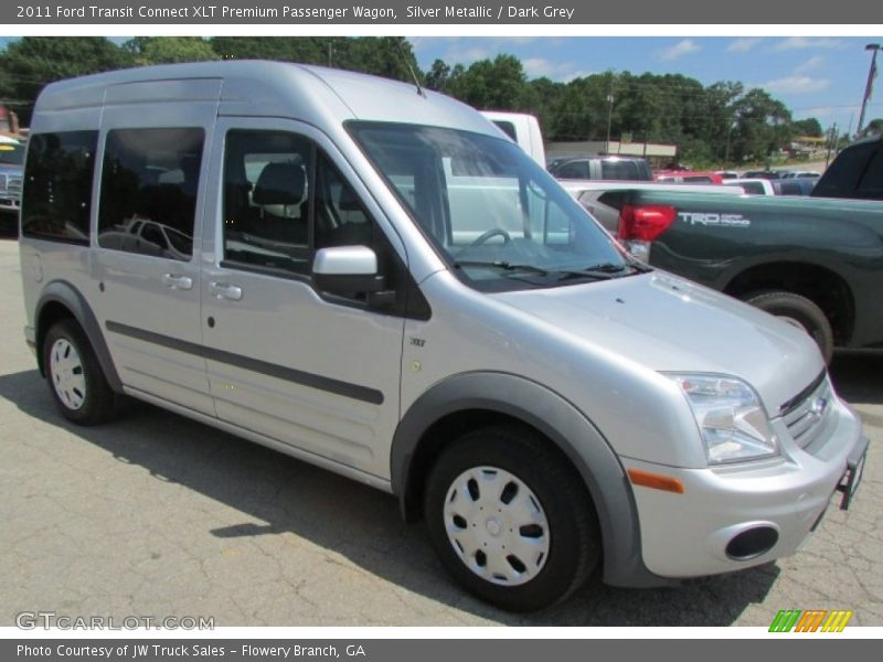 Silver Metallic / Dark Grey 2011 Ford Transit Connect XLT Premium Passenger Wagon