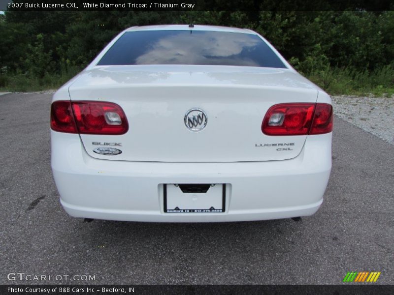 White Diamond Tricoat / Titanium Gray 2007 Buick Lucerne CXL