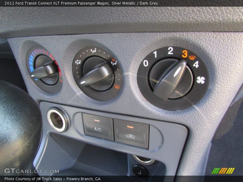 Silver Metallic / Dark Grey 2011 Ford Transit Connect XLT Premium Passenger Wagon