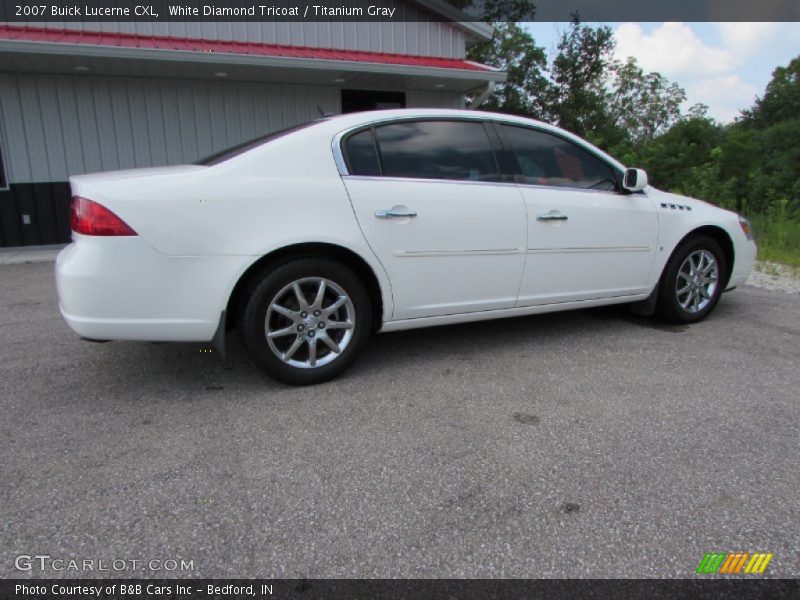 White Diamond Tricoat / Titanium Gray 2007 Buick Lucerne CXL