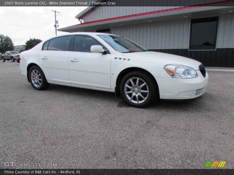 White Diamond Tricoat / Titanium Gray 2007 Buick Lucerne CXL