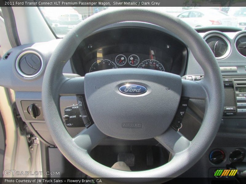 Silver Metallic / Dark Grey 2011 Ford Transit Connect XLT Premium Passenger Wagon