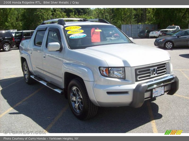 Billet Silver Metallic / Gray 2008 Honda Ridgeline RTL