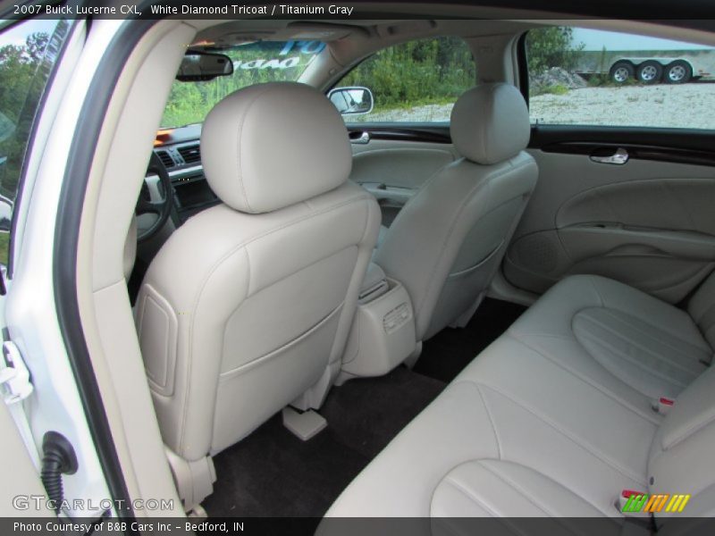 White Diamond Tricoat / Titanium Gray 2007 Buick Lucerne CXL