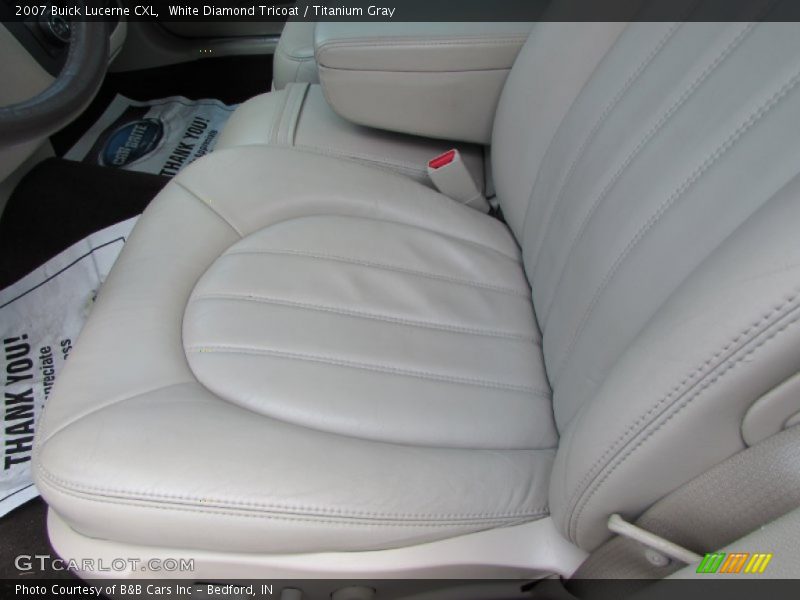 White Diamond Tricoat / Titanium Gray 2007 Buick Lucerne CXL