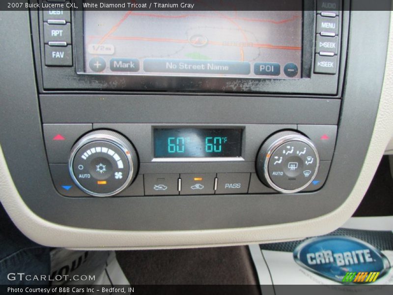 White Diamond Tricoat / Titanium Gray 2007 Buick Lucerne CXL
